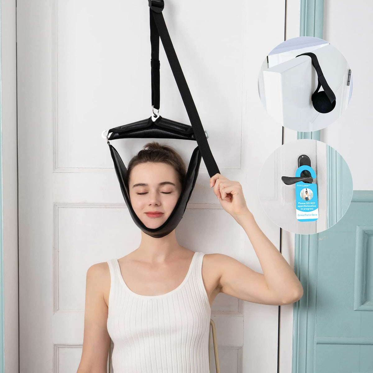 NeckEase Over-Door Cervical Traction Device